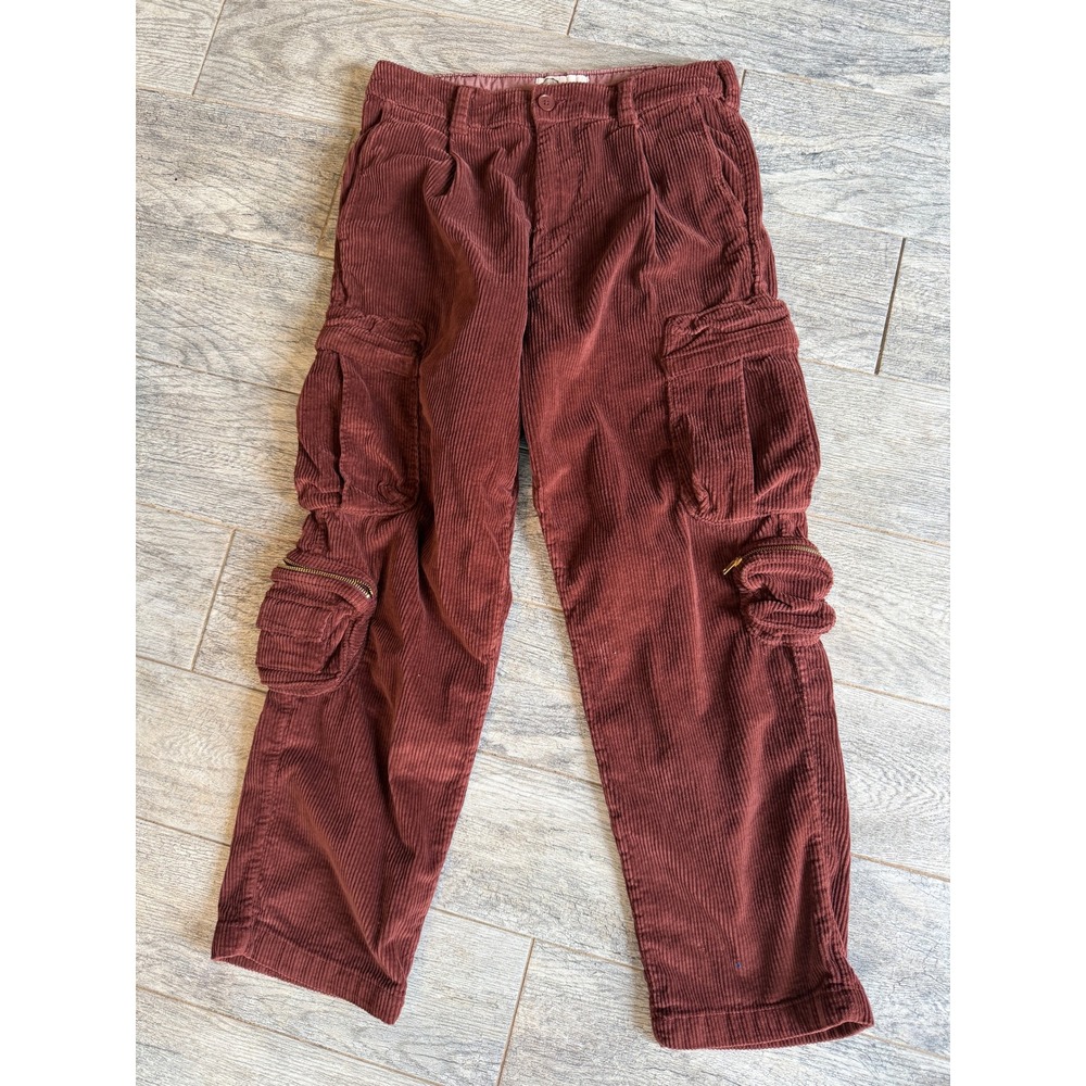 American Eagle Tru Kolors Cargo Pants‎ Mens 30x32 Corduroy 30 x 32 Wide Wale